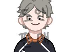 하이큐 아크릴키링 도안 판매- 스가와라