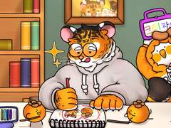 여성주의 스트리머 아범님 팬아트