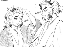 [렌쿄, 렌센] 낙서