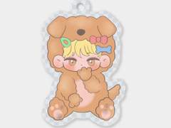 동물잠옷 테스타 박문대 키링 도안