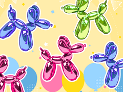 🎉벌룬 아트 데코 브러시🎈 + PNG