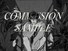 흑백 연출 오마카세 커미션