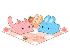 🌼말랑피크닉 고정틀 커미션🌼