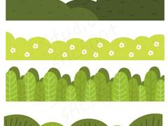 [굿노트스티커] 덤불 마테 스티커