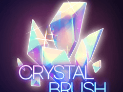 [유료소재]크리스탈 보석 조각 브러시