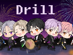 테스타 Drill(밤)버전 키링 도안 이미지