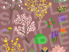 Sticker | 꽃 스티커💐