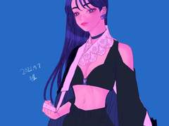 여자 캐릭터 일러스트