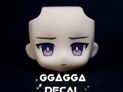 자캐 넨도로이드 헤드 데칼 부착 샘플