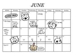 128 친구들 - 치타 굿노트 스티커