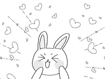 [클립스튜디오] 류펜_집중선 하트 색 고정