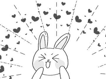 [클립스튜디오] 류펜_집중선 하트 색 변형