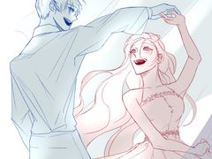 커튼 아래서 춤을