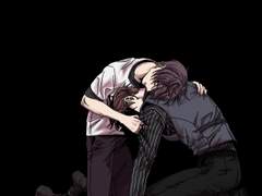 이규혁 붙잡아 위로하기