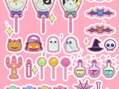 [브러쉬] 네코 할로윈 풍 브러시