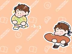 미츠루 생일헤더