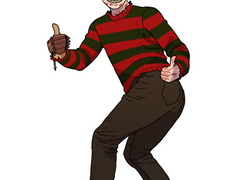 [제이슨, 프레디]가슴과 엉덩이가 동시에 보이는 포오즈