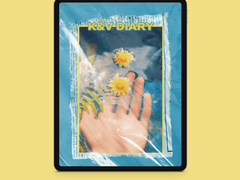 레디 메이드 표지 작업 #3 K&V DIARY