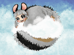 [211014] 무지개를 품은 깨끗하고 맑은 하늘에게