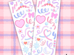 𝒎𝒆𝒃𝒆𝒓 𝒔𝒕𝒖𝒅𝒊𝒐 굿노트용 오팔 컨페티 스티커