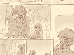 흐르는 어둠 속 빛나는 별이