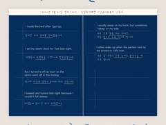 (다크블루) Yoni’s signature note 아이패드필기노트 (가로형 세로형 13종)