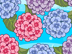 [무료]수국 데코 브러시