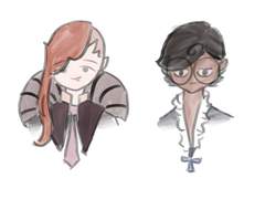 뱀파랑 에슾이랑 옷바꿔입기