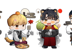 데못죽 테스타+청려 포카, 키링도안(유료)