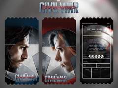[마감] 캡틴 아메리카: 시빌 워 오리지널 티켓 도안