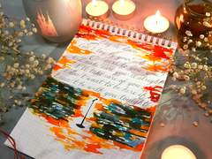 [캘리그라피] 포레스텔라 배두훈 - Lay Me Down[레이미다운] 캘리그라피 Bright ver.