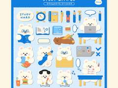 [ goodnote sticker ] 보랑 함께 공부하기 스티커