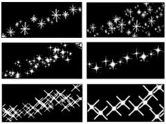 반짝 마무리 데코 브러쉬 6종 SET (클립스튜디오)