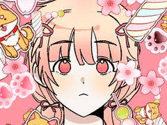 [브러쉬] 벛꽃 멍 모찌 브러시