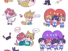 데못죽 테스타 SD 스티커 무료 도안 배포