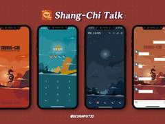 MCU 샹치 카카오톡 테마 배포