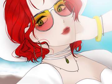 오미자 여름 셀카