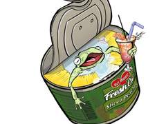 통조림 속 개구리