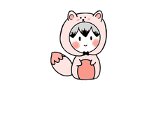 하이큐 이나리자키 키링 도안