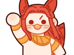 엔네아드 여우 세트 키링 도안 2