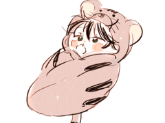 메구미 키링 도안