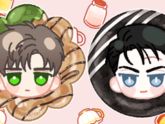 매튜진 아크릴 키링 도안