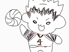 얼레벌레 보쿠토 아크릴 키링 도안