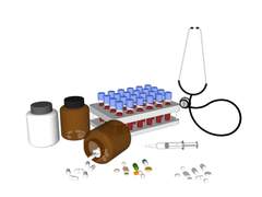 [스케치업] 약물 및 의료 소품 모음 (유료)