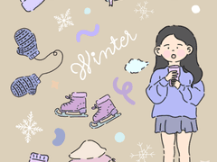 [스티커] 윈터 스티커