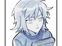 레이지가 글자 연습하는 만화