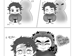 렌탄 게임에 질투하는 렌고쿠씨