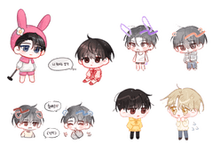 데못죽 스티커 도안 배포