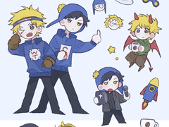 사우스 파크 크릭 스티커 도안 공유