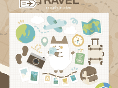 [굿노트] 여행 스티커